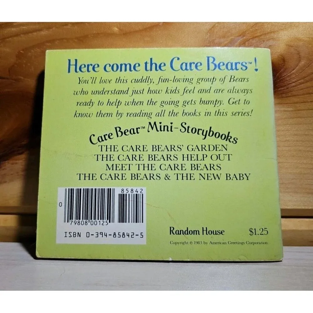 Vintage 1983 The Care Bears Help Out Book Paperback